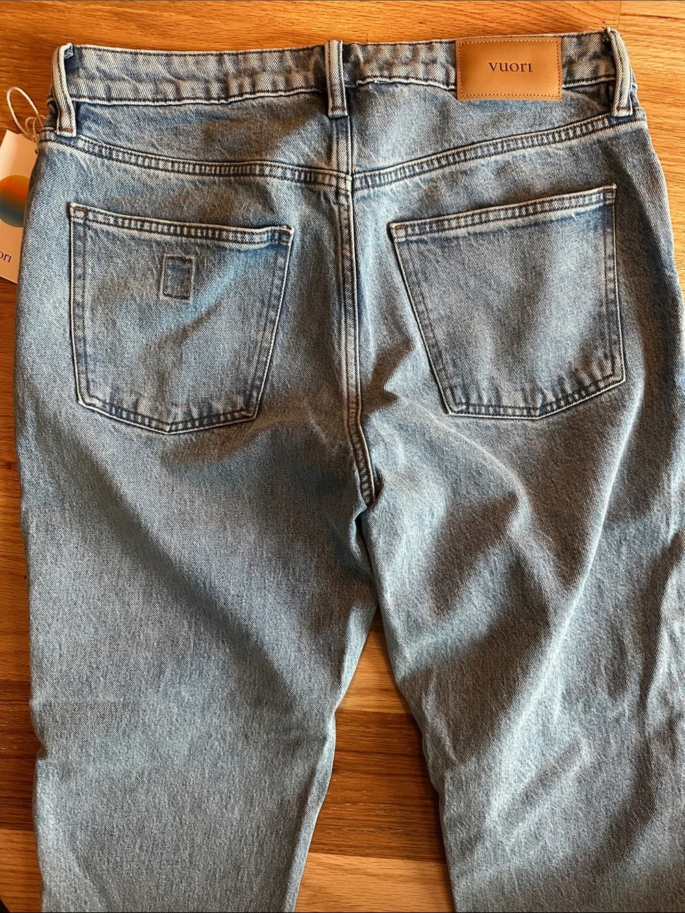 Vuori Light Blue Slim Straight Men's Jeans